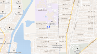 Map for Collins Apartments - Hollywood, FL
