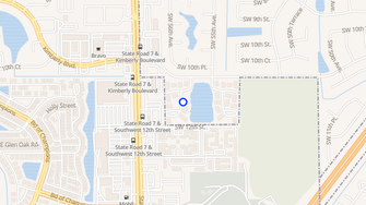 Map for Oakland Hills Apartments - Pompano Beach, FL