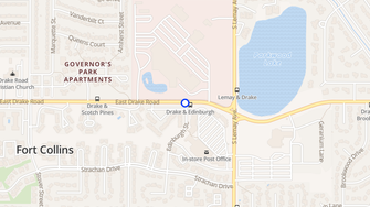 Map for Scotch Pines East Apartments - Fort Collins, CO