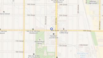 Map for Boles Management - 805 16th St - Greeley, CO