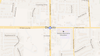 Map for Brookhollow Apartments - DeSoto, TX