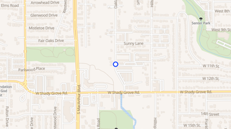 Map for Oakland Oaks Apartments - Irving, TX