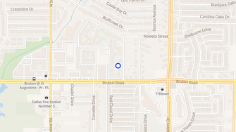 Map for Bruton Oaks Apartments - Dallas, TX