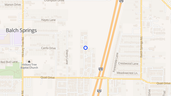 Map for Quail Village Apartments - Balch Springs, TX