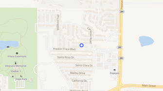Map for Preston Trace Apartments - Frisco, TX