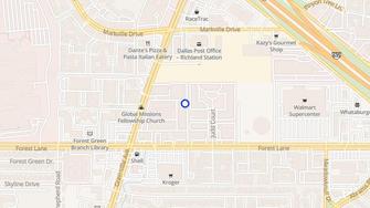 Map for Apartment Home Search - Dallas, TX
