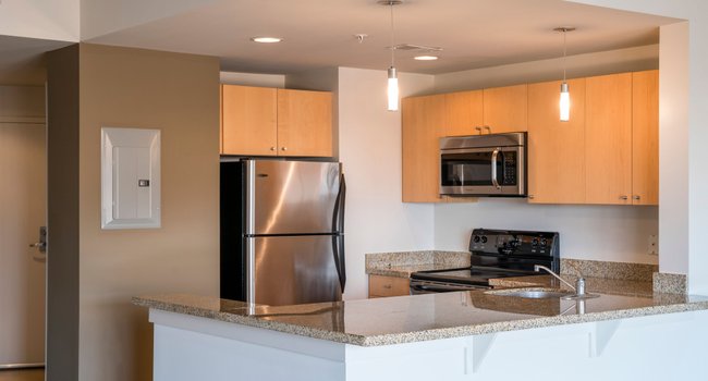 State-of-the-Art Kitchen | Park Triangle Apartments Lofts and Flats