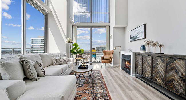 Originally developed as a condominium building, the large rental residences at Burnham Pointe feature unique luxury finishes in every home - no two apartments are the same.