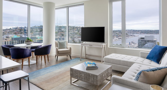 Ascent South Lake Union Living Room